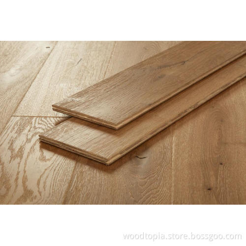 European style hand scraped multilayer flooring
